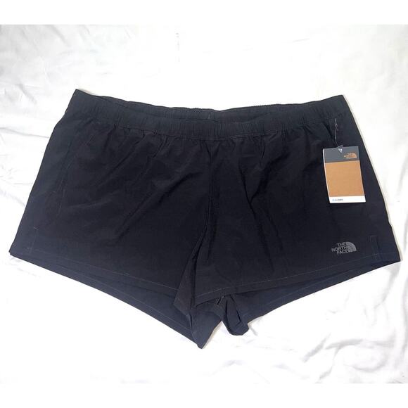 The North Face Pants - The North Face Optic Wander Shorts Size XXXL 3XL Black Running Flash Dry NEW NWT